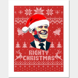 Ronald Reagan Righty Christmas Posters and Art